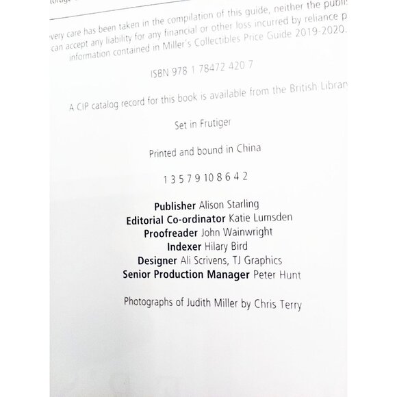 Millers Collectibles Handbook & Price Guide 2019/2020 9.25 x 7.5 Paperback - Picture 9 of 12